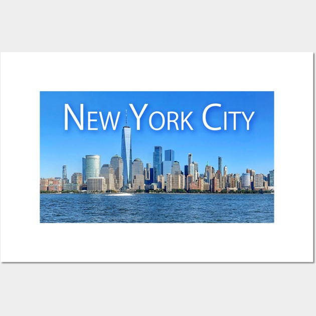 New York City Skyline from Jersey City - WelshDesigns Wall Art by WelshDesigns